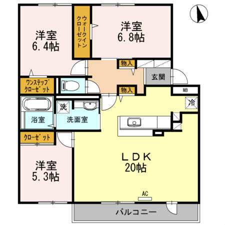 D-room南庄の間取り