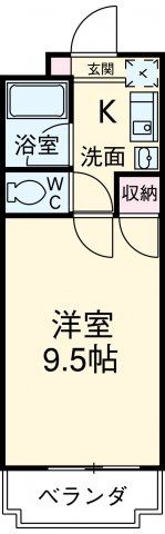 豊橋市若松町のマンションの間取り