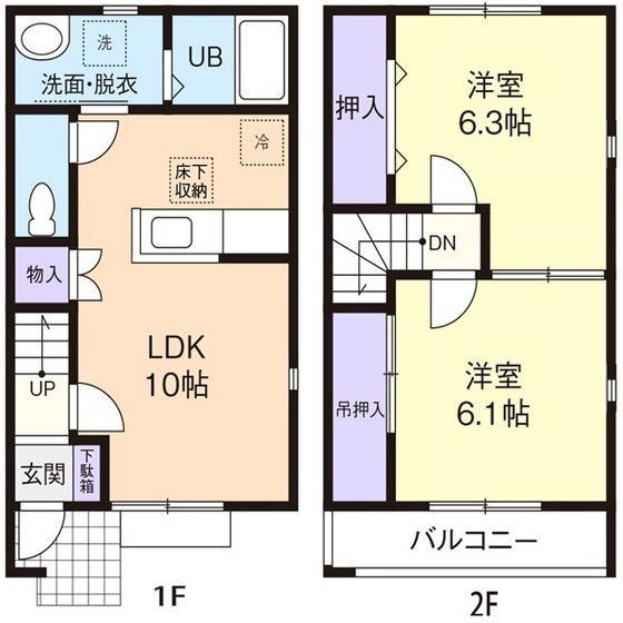 ｇｒｅｅｎ　ｐｅａｋ　Ｂの間取り