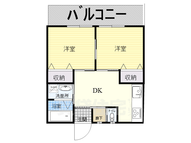 新住之江マンションの間取り