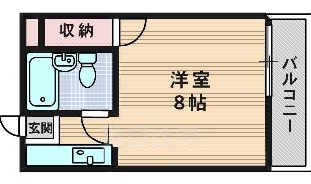 コテージ大枝の間取り