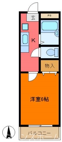 シャルマン草加の間取り