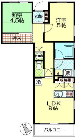 ビラサンセットの間取り