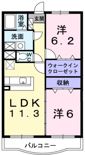 アラシードの間取り
