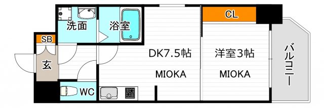 ソア長居駅前の間取り