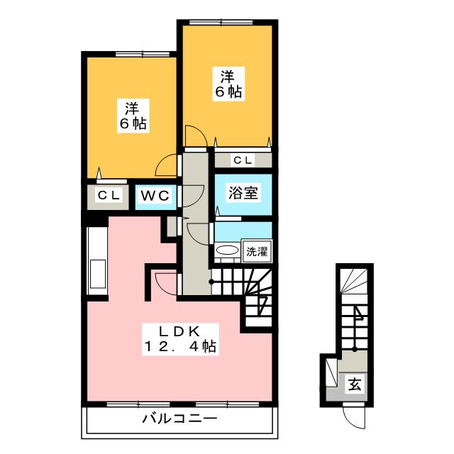 クレーストIの間取り