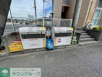 眺望　ゴミ集積所
