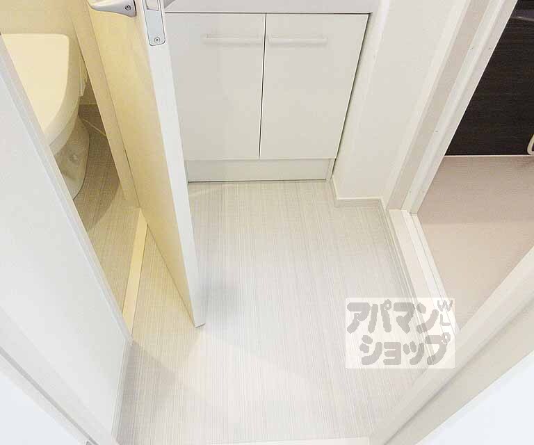 洗面設備　脱衣スペースです！