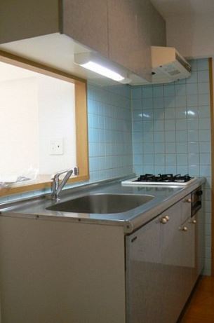 キッチン　システムキッチン　2口ガスコンロ