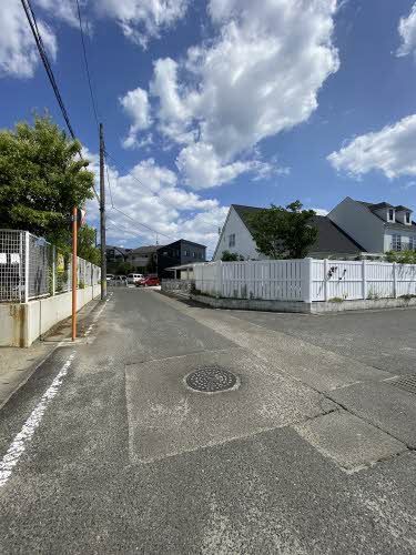 眺望　物件前道路