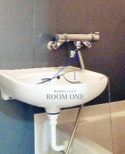 洗面設備　洗面台です。