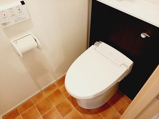 トイレ　ゆったりとした空間のトイレです