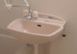 洗面設備　洗面台です。