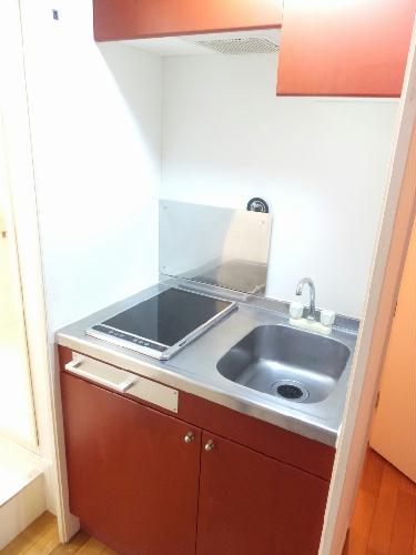 キッチン　２口ラジエントヒーター設置済み