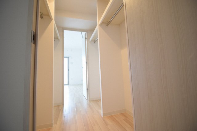 収納　大容量のウォークインクローゼット