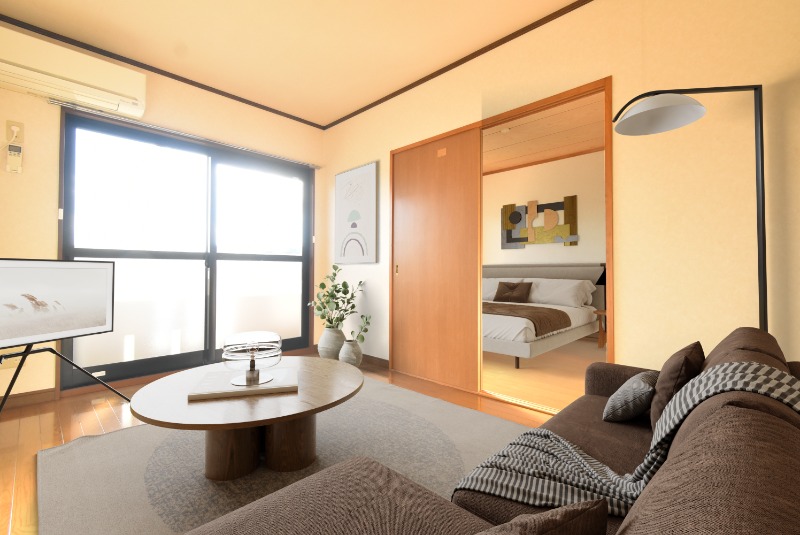 居室・リビング　ＣＧ家具になります。物件に付帯するもではありません。