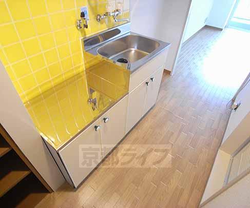 キッチン　２口コンロ置けますよ