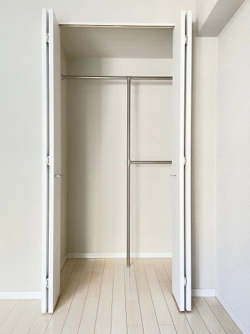 収納　たっぷりとした収納スペースです
