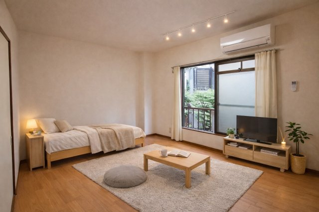 居室・リビング　家具配置イメージ画像です。