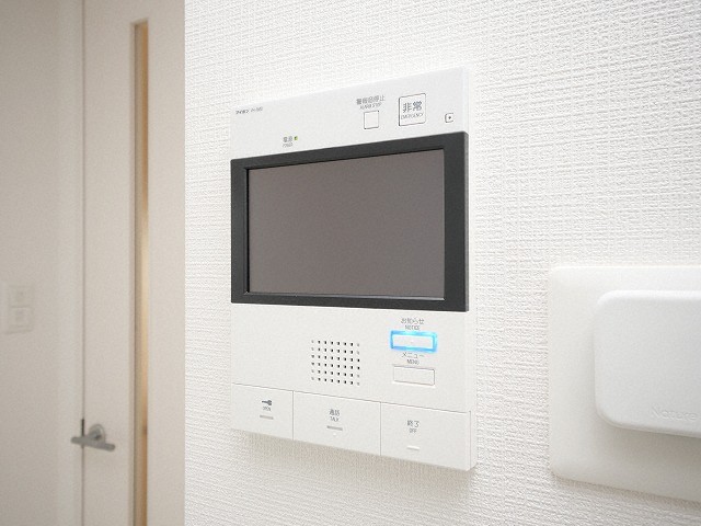 セキュリティ　モニター付きインターホンです