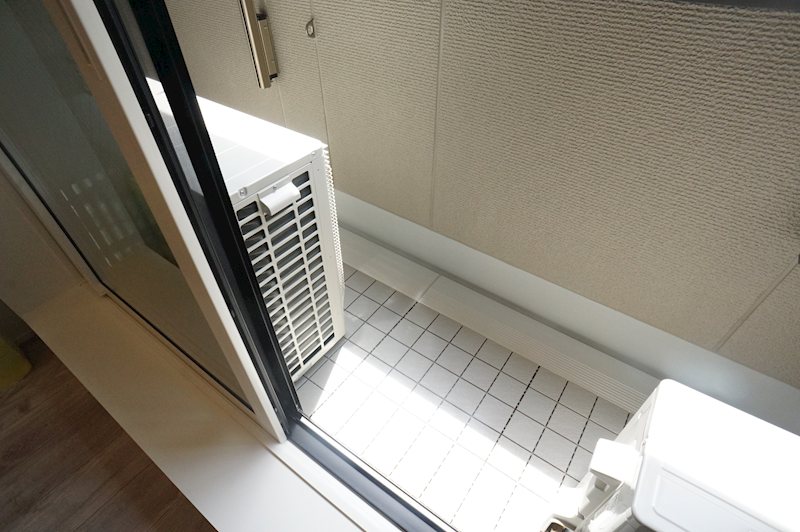 バルコニー　工事中の写真です