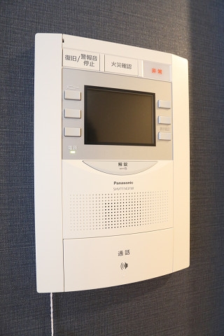 セキュリティ　モニター付きで安心ですね