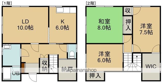 深堀町35貸家の間取り写真