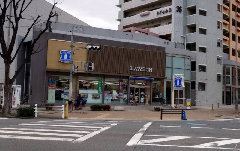 コンビニ　ローソン長柄東二丁目店（コンビニ）まで214m