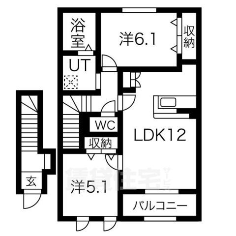 ゆめな都2番館の間取り写真