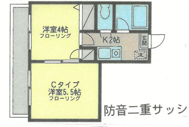 ヴェルディ南林間の間取り写真