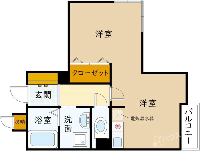 阪急宝塚線 服部天神駅 徒歩2分 5階建 築26年の間取り写真