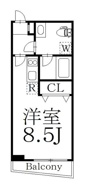 VERT COURT HIGASHIYAMAの間取り写真