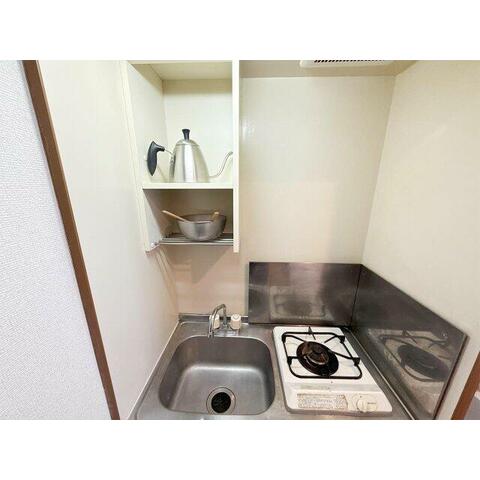 東急池上線 蓮沼駅 徒歩6分 7階建 築27年のキッチン写真