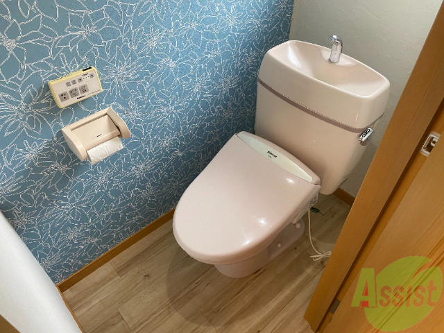 トイレ　トイレも広さ十分で、ゆったりできそうですね