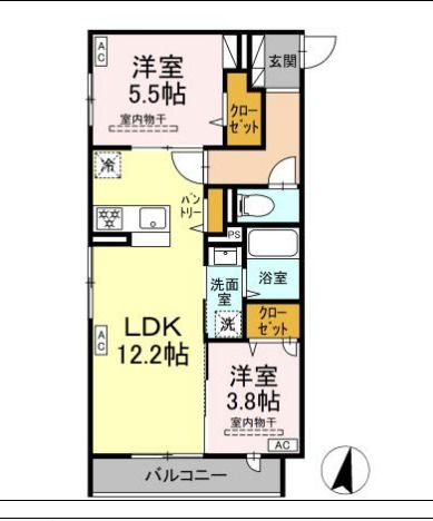 ラヴェンナの間取り写真