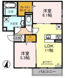 D-ROOM昆陽北の間取り写真