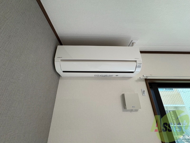 その他設備　エアコンが設置されているので、入居日から利用できます。
