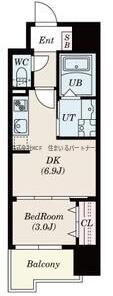 S-RESIDENCE久留米六ツ門abreastIIの間取り写真