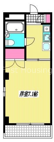 東京メトロ丸ノ内線 中野坂上駅 徒歩3分 3階建 築40年の間取り写真