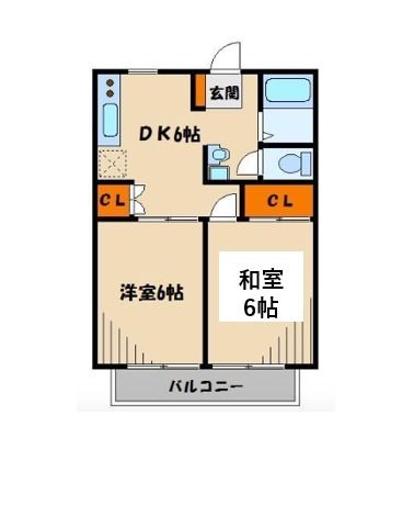 ベルレージュ千間台の間取り写真
