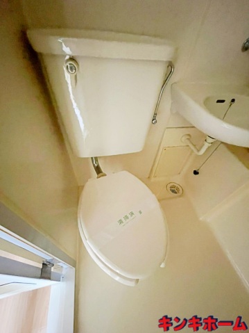 広島電鉄江波線 舟入町駅 徒歩4分 12階建 築35年のトイレ写真