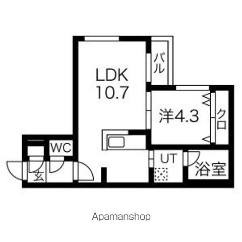 ジェルム東札幌の間取り写真
