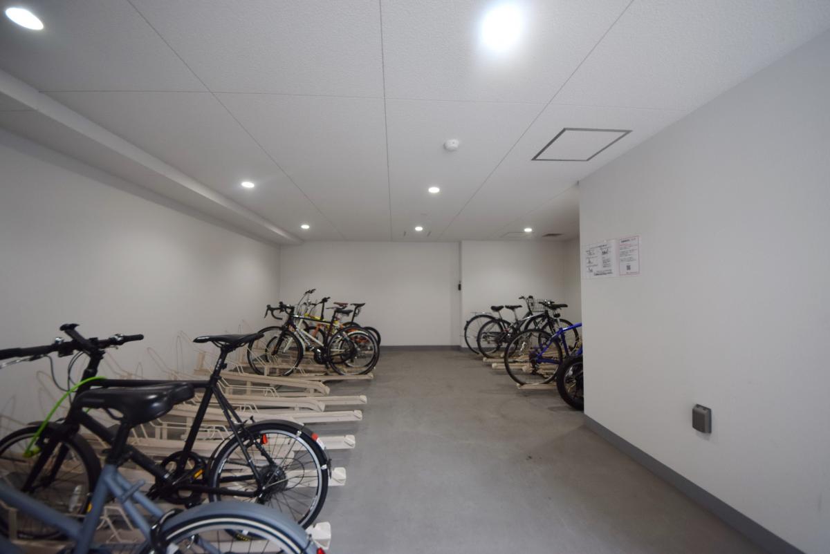 駐車場　駐輪場です
