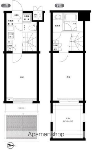ルーブル早稲田六番館の間取り写真