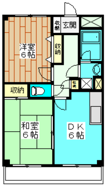 ラフィーネ陽光台の間取り