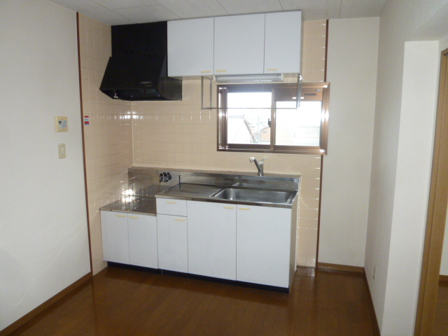 キッチン　ガスコンロ設置可能