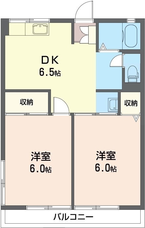 シティハイム　スリーゼの間取り