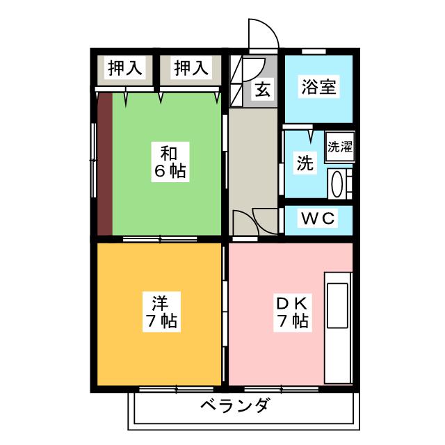 グレース広野の間取り