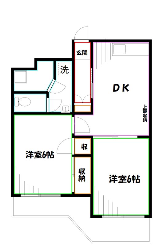 エクシード国分寺の間取り