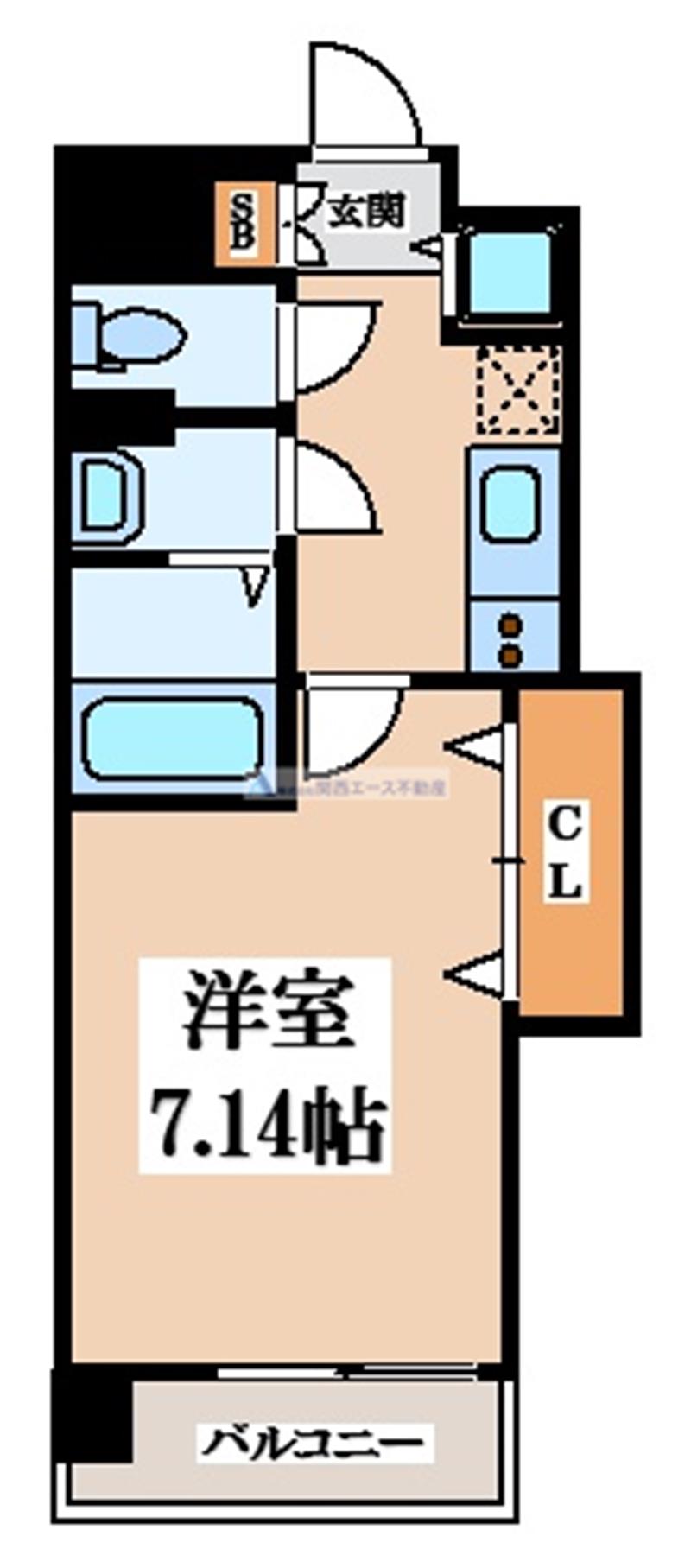 Luxe布施駅前の間取り